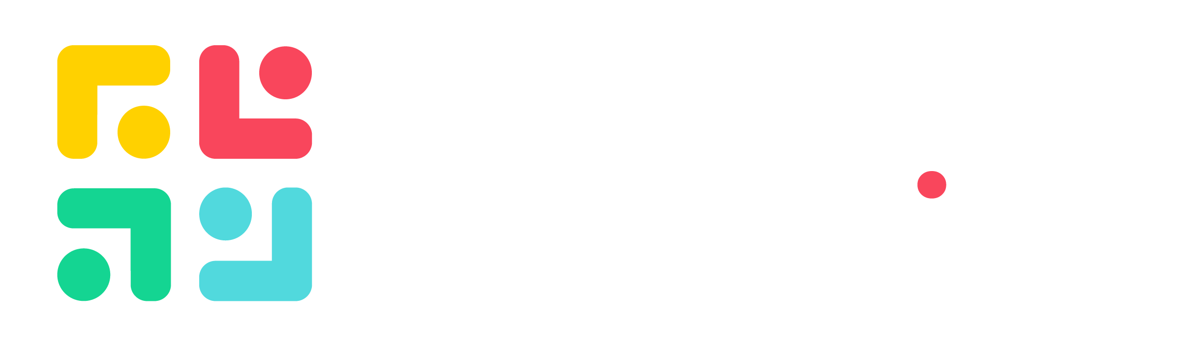 Launch Industries logo: color shapes with white lettering